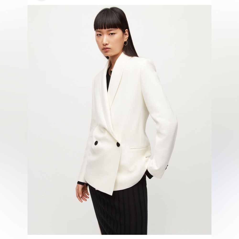 All Saints Women's White Blazer